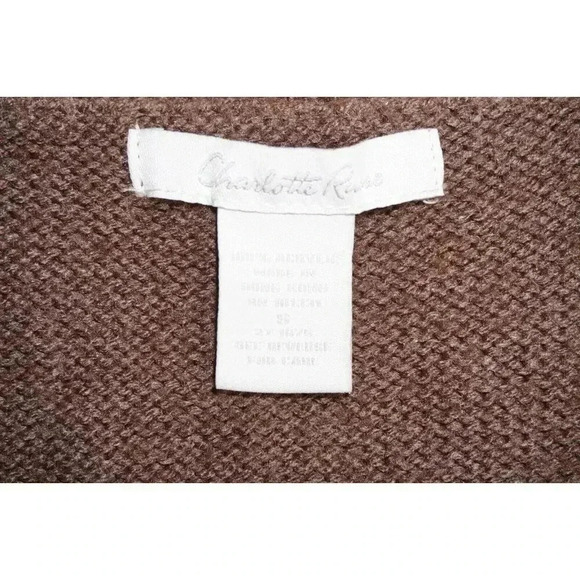 Charlotte Russe Sweater Womens Long Sleeve Dress Brown Small - Picture 5 of 9